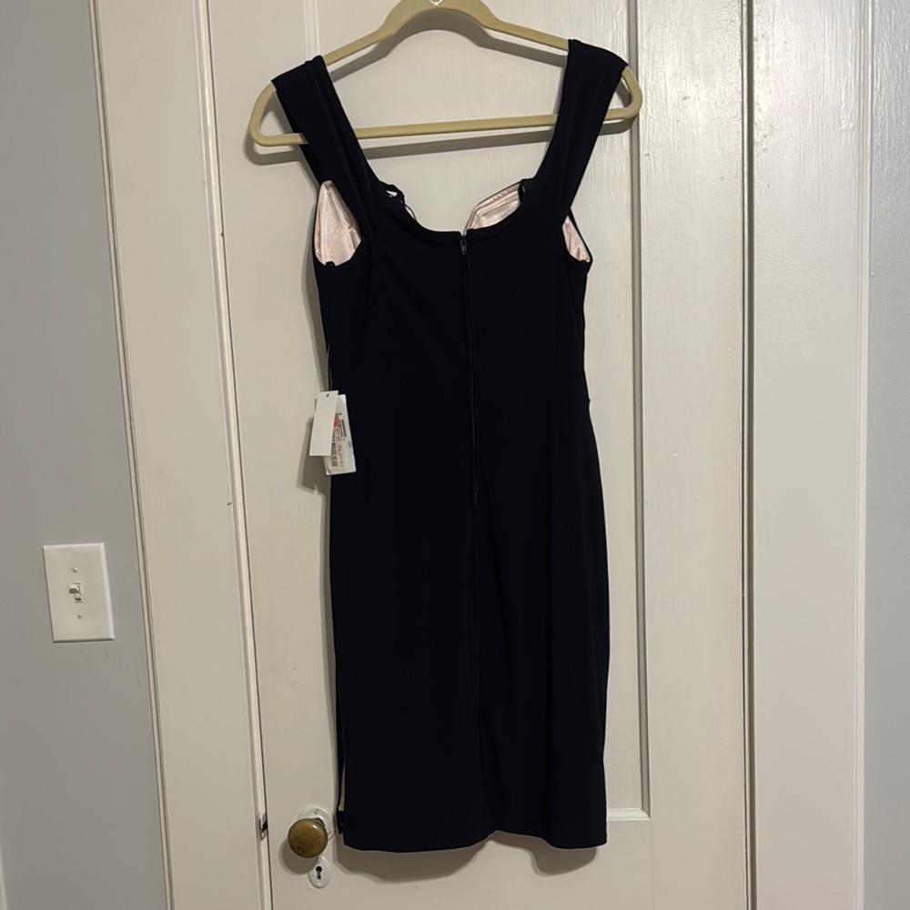 Jodi Kristopher Navy Blue Cocktail Dress - Picture 3 of 4